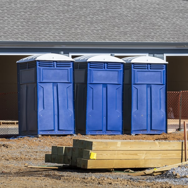 what is the cost difference between standard and deluxe porta potty rentals in Solvang